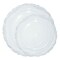 Smarty Had A Party Clear Vintage Round Disposable Plastic Dinnerware  Set (120 Dinner Plates+120 Salad Plates), 240PK 860CVP-CASE - alternate 8
